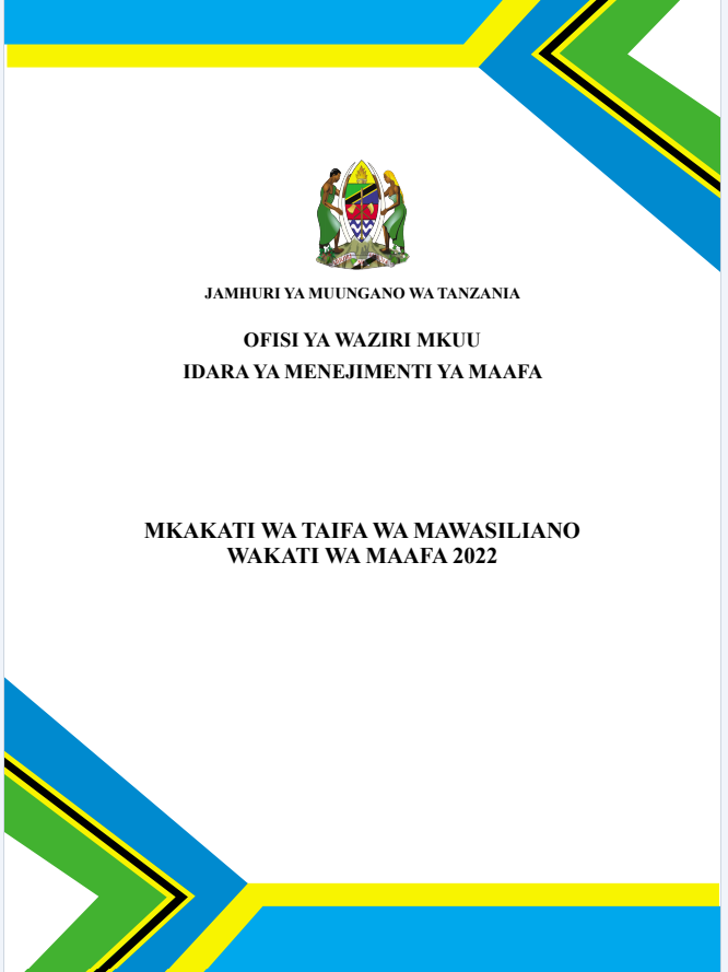 Mkakati wa Taifa wa Mawasiliano wakati wa Maafa 2022
